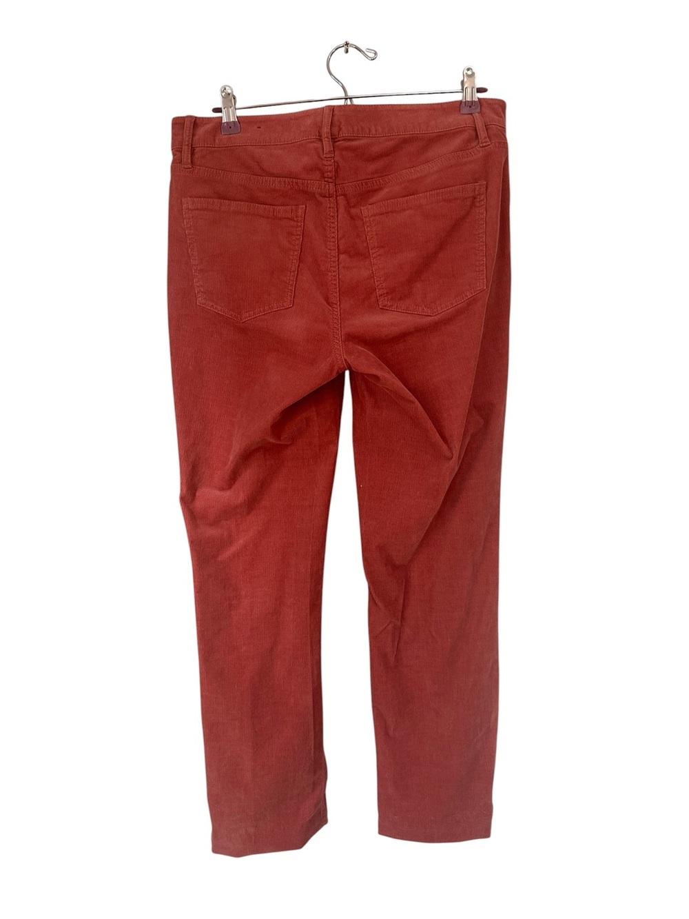 Talbots Flawless Five-Pocket Corduroy Straight Leg Pants Soft Mauve Pink, Size 8 - Picture 7 of 10